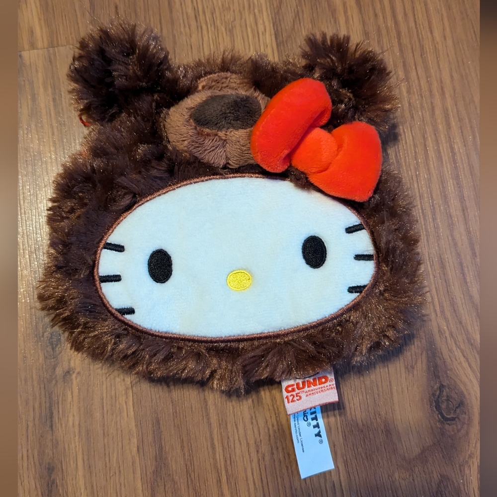 GUND Sanrio Hello Kitty Bear Pouch